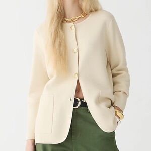 NWT J.CREW Giselle sweater-blazer